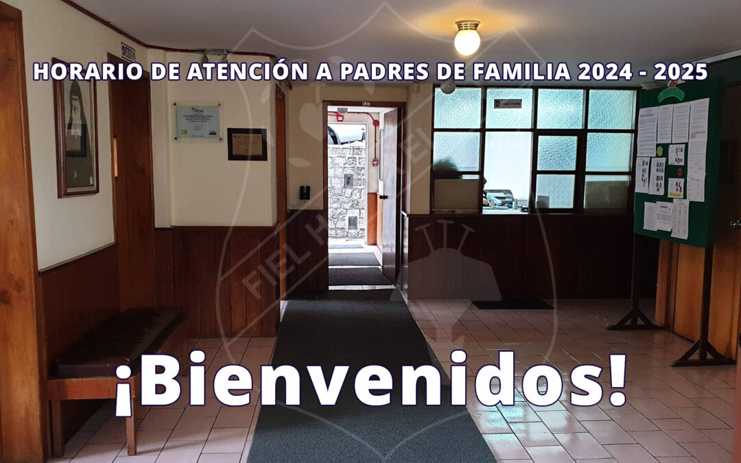 Horario de atención a padres de familia 2025 – 2026